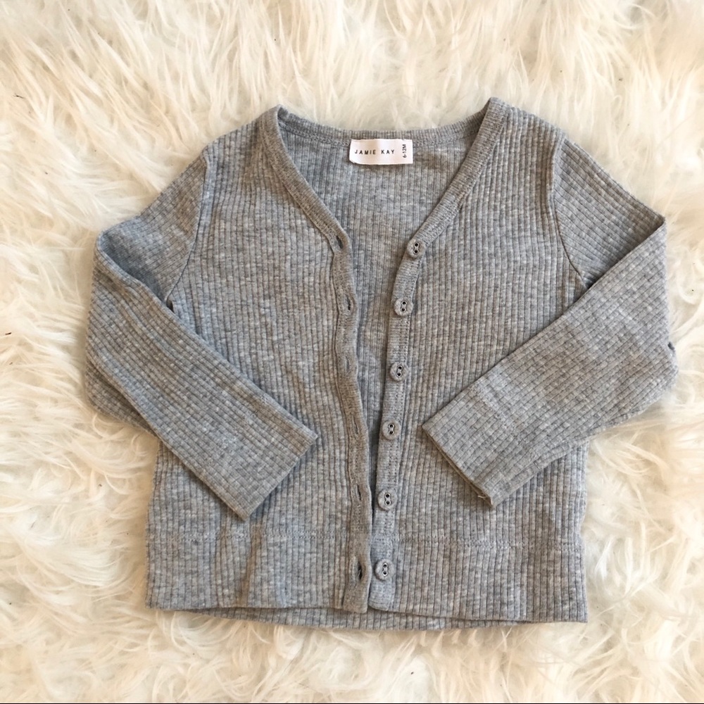 Jamie Kay Grey Cardigan 6-12M
